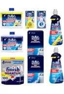 Środki do zmywarek - Finish Zestaw do Zmywarki: Quantum Tabletki 100szt, Sól, Nabłyszczacz, Czyścik - miniaturka - grafika 1