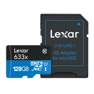 Karty pamięci - Lexar microSDXC UHS-I Card + Adapter - 128 GB - miniaturka - grafika 1