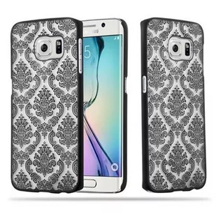 Cadorabo cador Abo  mandala Hard Cover Slim Case Etui na telefon Samsung Galaxy S6 edge Paisley Henna, Samsung Galaxy S6 Edge, czarny DE-107629 - Etui i futerały do telefonów - miniaturka - grafika 1