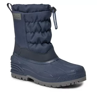 Buty dla chłopców - Śniegowce CMP Hanki 3.0 Snow Boots 3Q75674J Black Blue N950 - grafika 1
