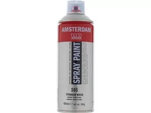 Talens Amsterdam, farba akrylowa w sprayu, 400 ml, Biel tytanowa - Przybory szkolne - miniaturka - grafika 2