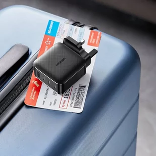 Ugreen szybka ładowarka PPS 65W USB / 3x USB Typ C QC 3.0 Power Delivery SCP FCP AFC (azotek galu)(wtyczka UK) czarny (CD224 70819) - Ładowarki do telefonów - miniaturka - grafika 9