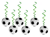 Urodziny dziecka - Congee.pl Dekoracja wisząca urodzinowa Piłka Nożna - 6 szt. SWID-PIL1 - miniaturka - grafika 1