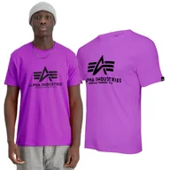 Odzież taktyczna i umundurowanie - Koszulka Alpha Industries Basic 100501 677 - Fioletowa - miniaturka - grafika 1