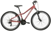Rowery - Rower górski KROSS LEA 1.0 26 XS(15") BORDOWY SZARY MAT - miniaturka - grafika 1
