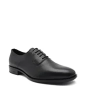 Półbuty męskie - BOSS BLACK Skórzane półbuty Colby_Oxfr_gr - miniaturka - grafika 1