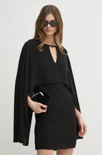 Karl Lagerfeld sukienka kolor czarny mini prosta A1W13022 - Sukienki - miniaturka - grafika 1