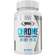 Witaminy i minerały dla sportowców - Real Pharm Chrome 180tabs - miniaturka - grafika 1