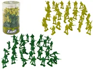Figurki dla dzieci - Zestaw Militarny Żołnierze 72 Elementy - miniaturka - grafika 1