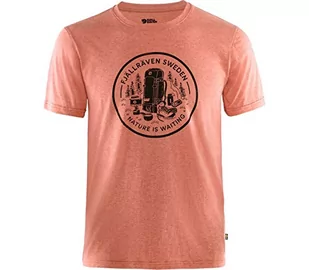 FJÄLLRÄVEN FJALLRAVEN Męski fikapaus T-shirt M podkoszulek czerwony Eberesche-czerwony melanż S 87312 - Koszulki męskie - miniaturka - grafika 1
