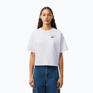 Koszulka damska Lacoste TF2523 flour - Koszulki i topy damskie - miniaturka - grafika 1