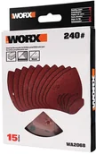 Akcesoria do elektronarzędzi - Zestaw papierów ściernych WORX WA2068 - miniaturka - grafika 1