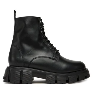 Trzewiki LOVE MOSCHINO JA24085G1NIA000A41 Czarny - Botki damskie - miniaturka - grafika 1