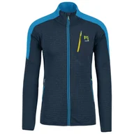 Bluzy sportowe męskie - Męska bluza Karpos Puez Fleece Rozmiar: M / Kolor: niebieski/jasnoniebieski - miniaturka - grafika 1