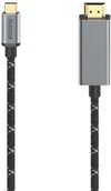 Kable USB - Hama Video Cable USB-C 1 5 m melna - Vads - miniaturka - grafika 1