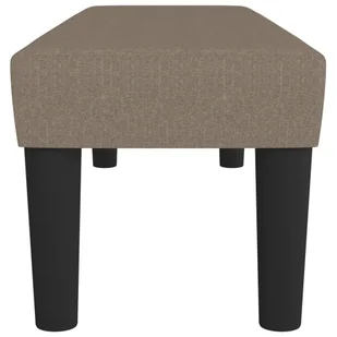 Lumarko Ławka, taupe, 100x30x30 cm, tapicerowana tkaniną - Ławki do przedpokoju - miniaturka - grafika 5