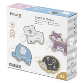 Zabawki interaktywne dla dzieci - Viga 44044 PolarB Przeplatanka sznurowanka - miniaturka - grafika 1