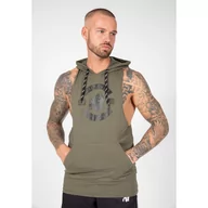 Koszulki sportowe męskie - Tank Top fitness męski Gorilla Wear Lawrence Hooded z kapturem - miniaturka - grafika 1