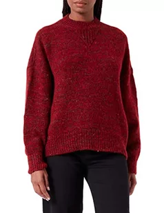 BOSS Damski sweter z dzianiny w kolorze jasnoczerwonym, M (DE) - Swetry damskie - miniaturka - grafika 1