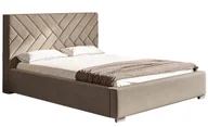 Łóżka - Beżowe łóżko tapicerowane 140x200 L3-F71 - miniaturka - grafika 1
