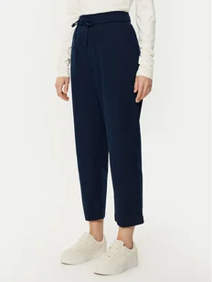Gap Spodnie materiałowe 883883-06 Granatowy Straight Leg - Spodnie damskie - miniaturka - grafika 1