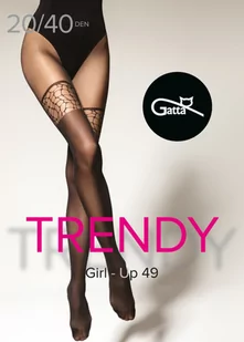 Rajstopy Girl Up 49 20/40 Den Nero (Rozmiar 4) - Rajstopy - miniaturka - grafika 1