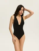 Bielizna nocna - Body Blank Esotiq czarny XL - miniaturka - grafika 1