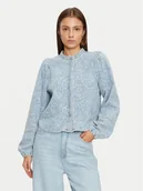 Koszule damskie - Vila Koszula jeansowa Chris 14103484 Niebieski Regular Fit - miniaturka - grafika 1