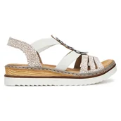 Sandały damskie - Sandały Rieker 679L4-80 - miniaturka - grafika 1