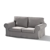 Pokrowce na meble - Dekoria Pokrowiec na sofę Ektorp 2-osobową nierozkładaną gołębi szary 173 x 83 x 73 cm Velvet 611-704-11 - miniaturka - grafika 1