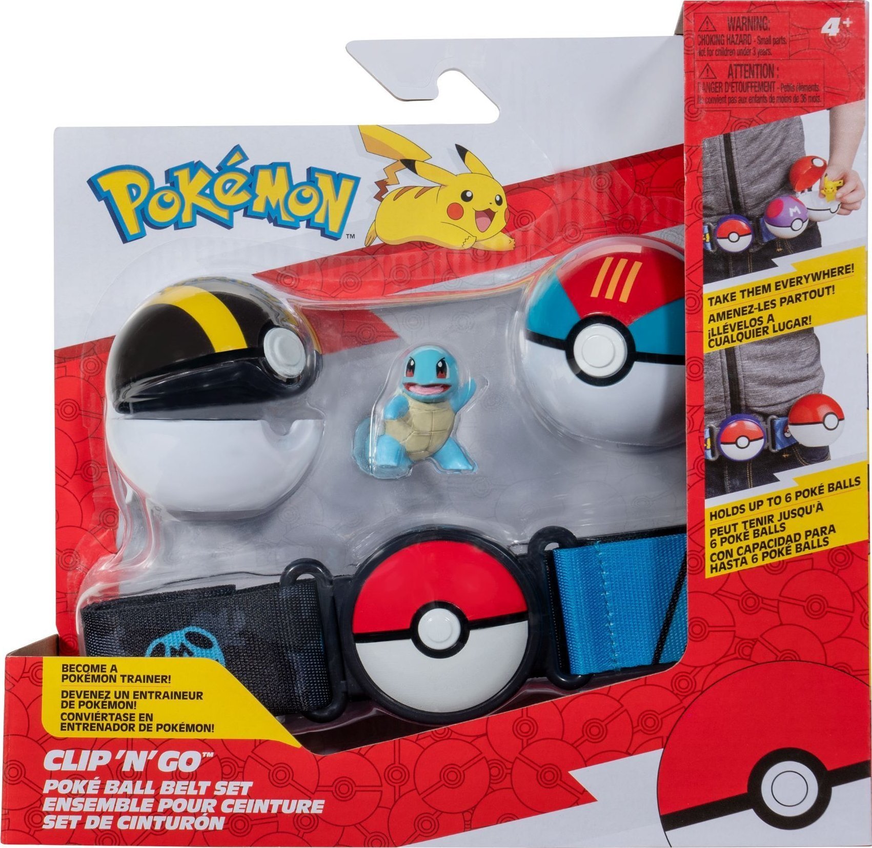 Pokémon Clip N Go Belt Set Squirtle