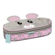 Piórniki - St. Majewski Piórnik saszetka usztywniona z wewnętrzną klapką Mouse - miniaturka - grafika 1