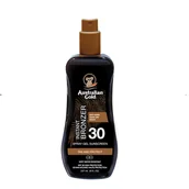 Balsamy i kremy do opalania - Australian Gold SPF 30 Spray Gel with Bronzer - Żel w sprayu do opalania z bronzerem Ochrona przeciwsłoneczna 237 ml - miniaturka - grafika 1