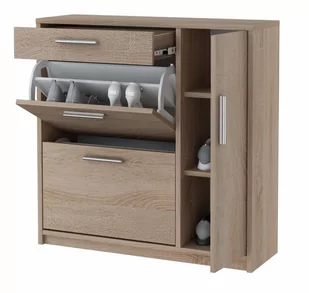Szafka na buty LOCO-MALTA 2 SM, sonoma, 90x28x91 cm - Szafki na buty - miniaturka - grafika 1