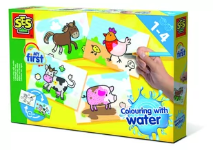 Ses NL Moje pierwsze kolorowanie wodą Farma - Zabawki kreatywne - miniaturka - grafika 1