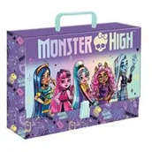 Teczki i skoroszyty - St. Majewski Teczka z rączką A4 XL Monster High - miniaturka - grafika 1