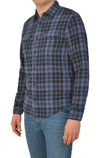 Koszula męska w kratkę Lee Regular Shirt Black - Koszule męskie - miniaturka - grafika 1