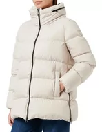 Kurtki damskie - Geox Kurtka damska w camei, Silver Gray, 52 - miniaturka - grafika 1