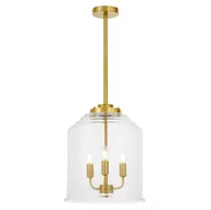 Lampy sufitowe - Ralton lampa wisząca mosiężna szklana LDP 1202-3 (MD) Lumina Deco - miniaturka - grafika 1