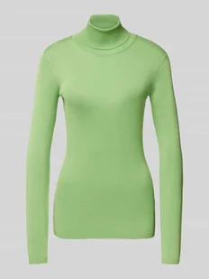 Sweter z dzianiny z golfem model ‘IHMAFA’ - Swetry damskie - miniaturka - grafika 1