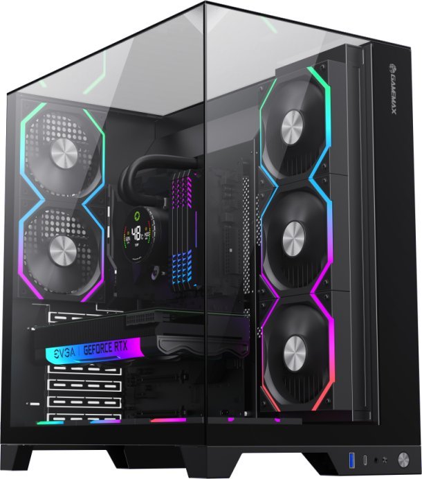 Obudowa GameMa Infinity Pro BK Midi Tower Czarny 9101-0000R0156