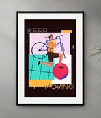 Obrazy i zdjęcia - Plakat - Ruszaj się - miniaturka - grafika 1