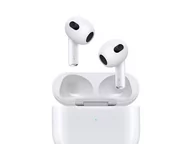 Słuchawki - APPLE AirPods III Biały (Etui z Lightning) MPNY3ZM/A - miniaturka - grafika 1