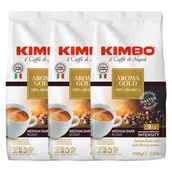 Kawa - Kawa ziarnista 1000g KIMBO 100% Arabica (8002200102180) - miniaturka - grafika 1