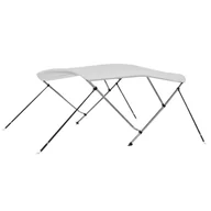 Żeglarstwo - shumee Bimini daszek do łodzi z 3 łukami biały 183x160x137 cm - miniaturka - grafika 1