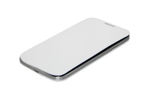 Etui na telefon komórkowy (flip cover) do Samsung I9190 Galaxy S4 mini biały - Etui i futerały do telefonów - miniaturka - grafika 1