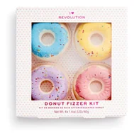 Kosmetyki do kąpieli - Makeup Revolution London Makeup Revolution London I Heart Revolution Donut Fizzer zestaw zestaw Blueberry - miniaturka - grafika 1