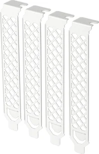 SilverStone SilverStone SST-Aeroslots2W - PCI Slotblenden, 4 Stück - weiß - Akcesoria do komputerów stacjonarnych - miniaturka - grafika 1