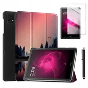 Etui do tabletów - ETUI COVER GRAFIKA + SZKŁO + RYSIK do T-MOBILE T TABLET 10,36" 5G - miniaturka - grafika 1