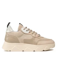 Sneakersy damskie - Sneakersy Steve Madden Pitty SM11001024-03002-100 Beżowy - miniaturka - grafika 1